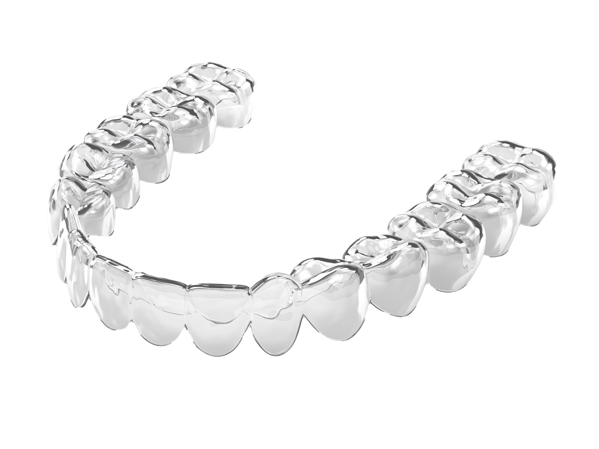 Clear aligners on white background | Orthodontist in Tomball, TX